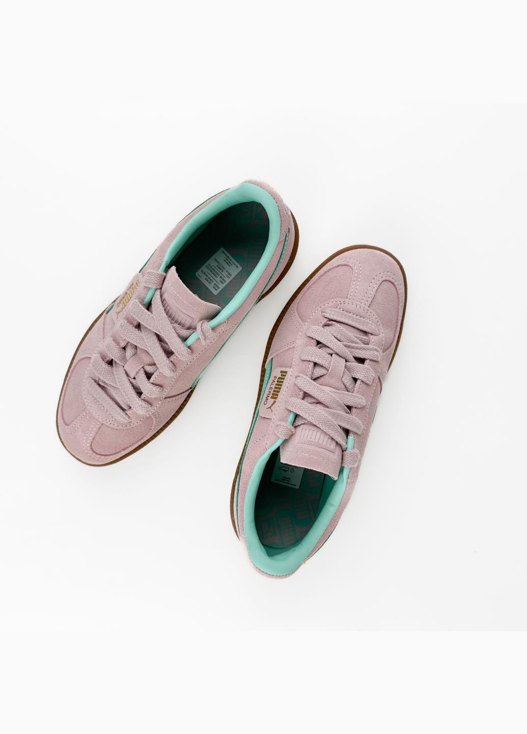Кроссовки 396463-23 Puma Palermo Mauve Mist Mint розовые демисезоны (317252268)