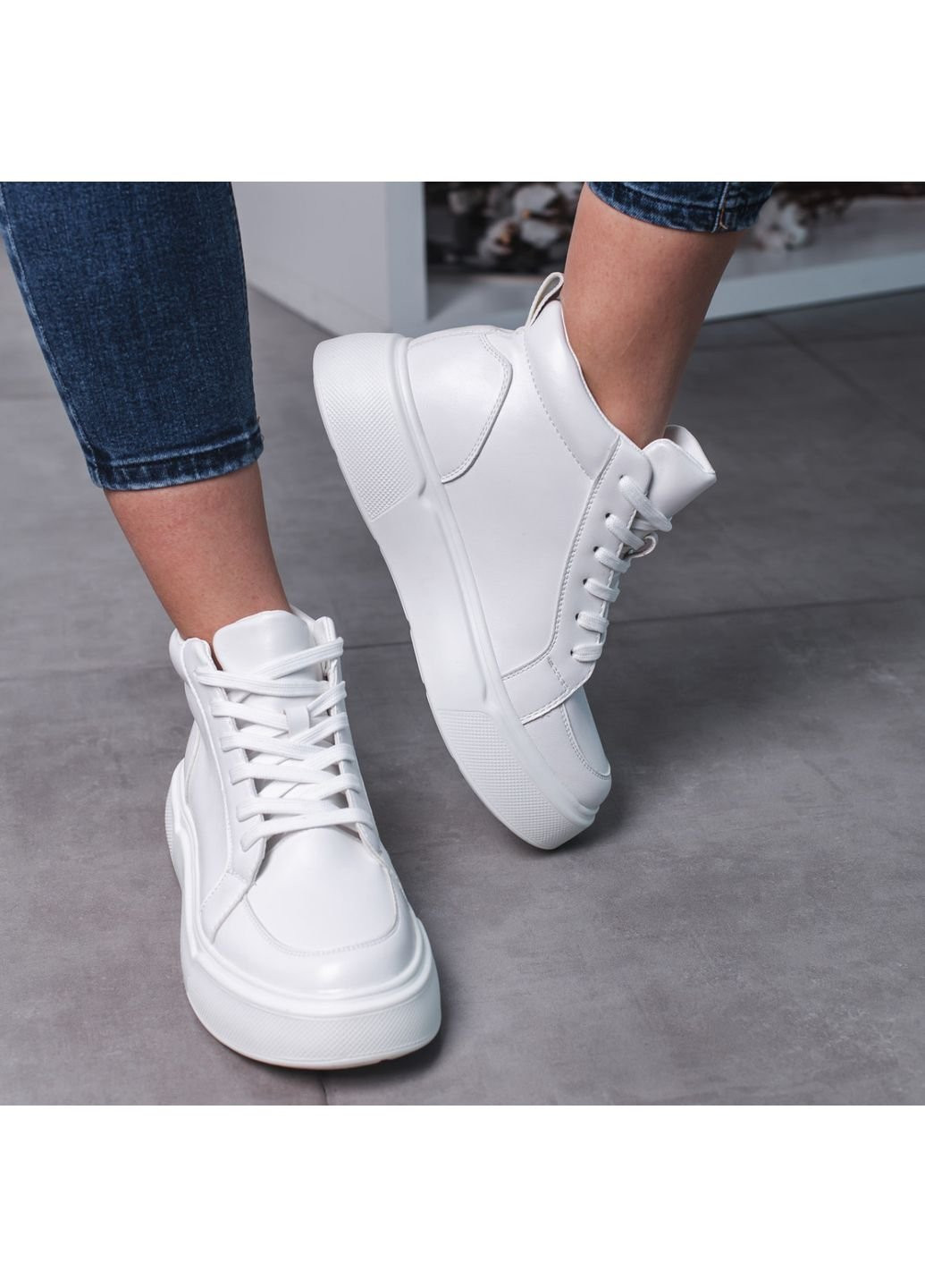 Кросівки жіночі Jade 3526 40 25 см Білий Fashion білі демісезони (253195384)