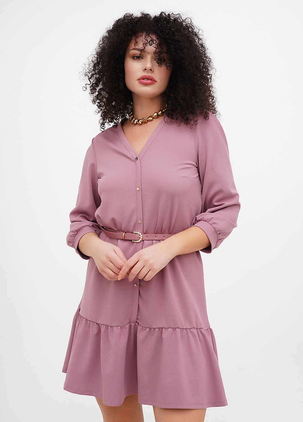 Лілова кежуал сукня а-силует Mohito однотонна