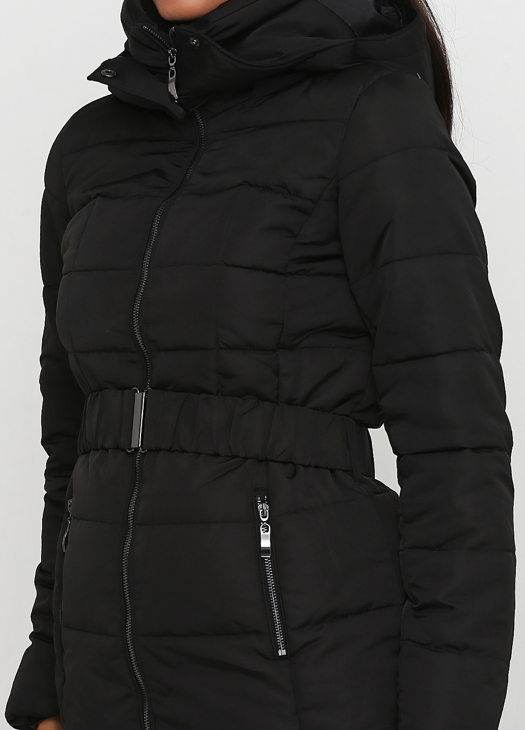 Черная зимняя куртка Camaieu