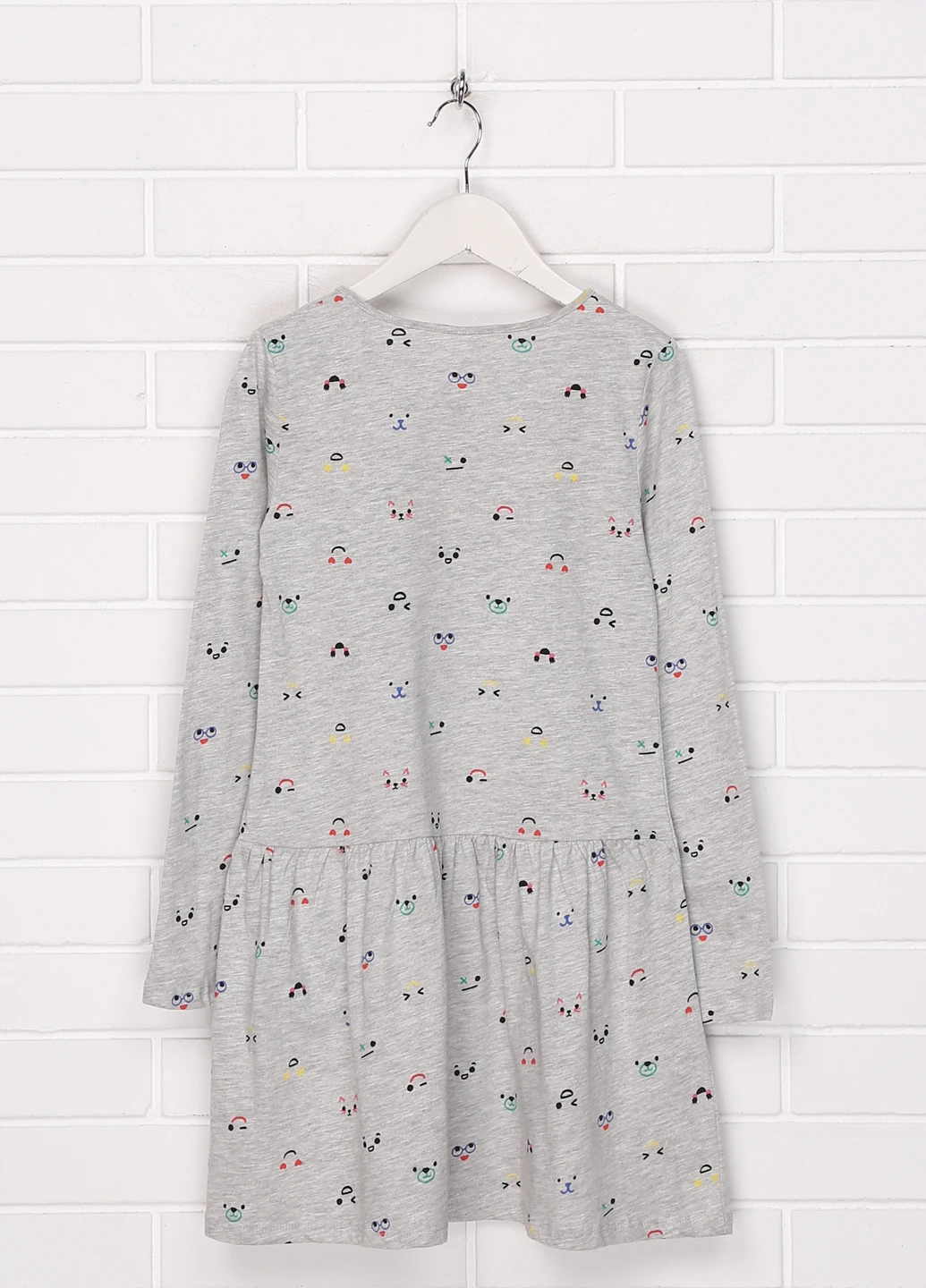 Серое платье H&M (151558693)
