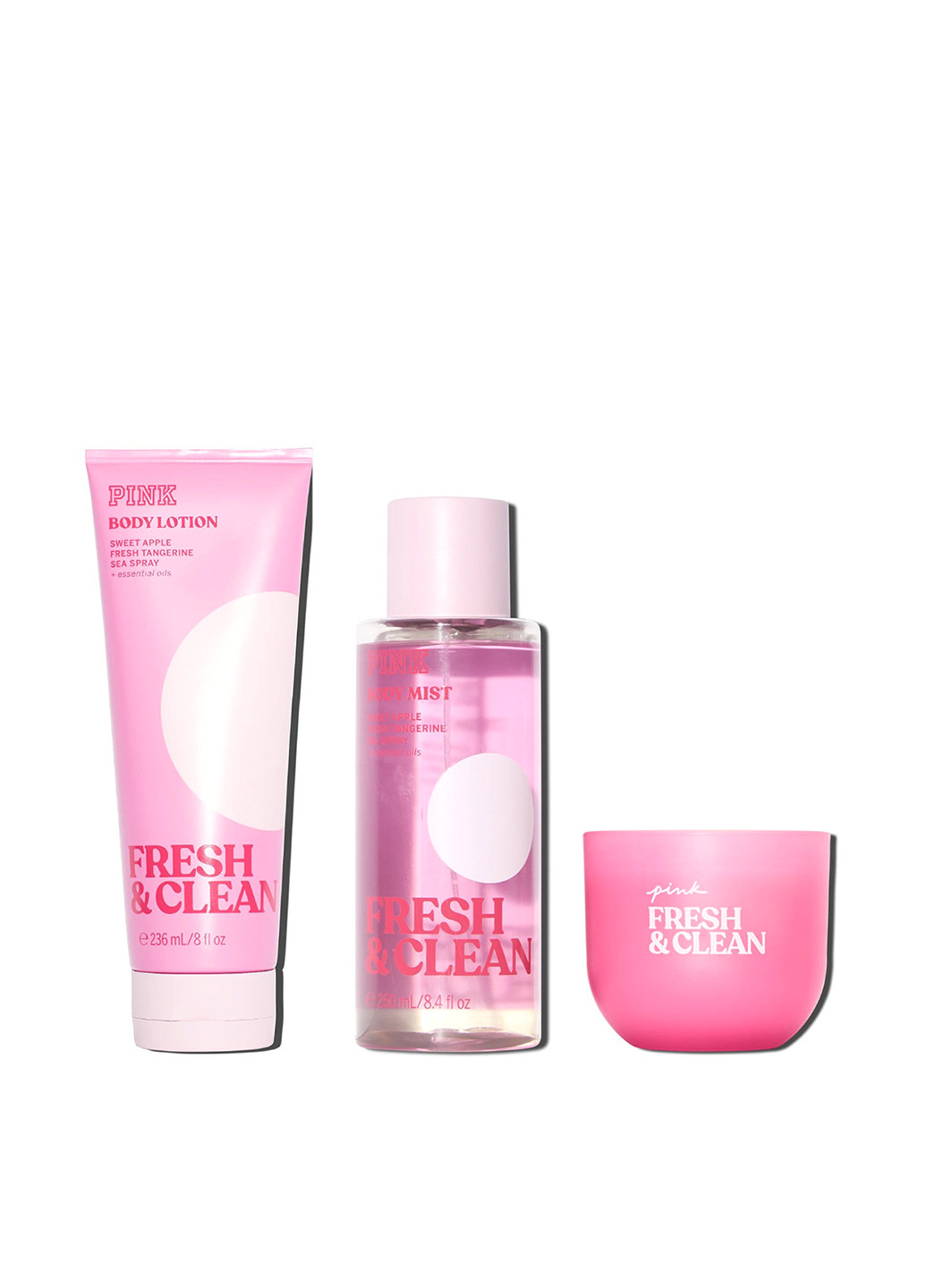 Набір Fresh & Clean (3 пр.), 670 мл Victoria's Secret (347579879)