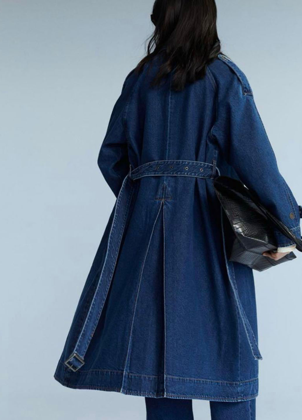 Плащ H&M тренчкот на гудзиках демісезон (362050238)