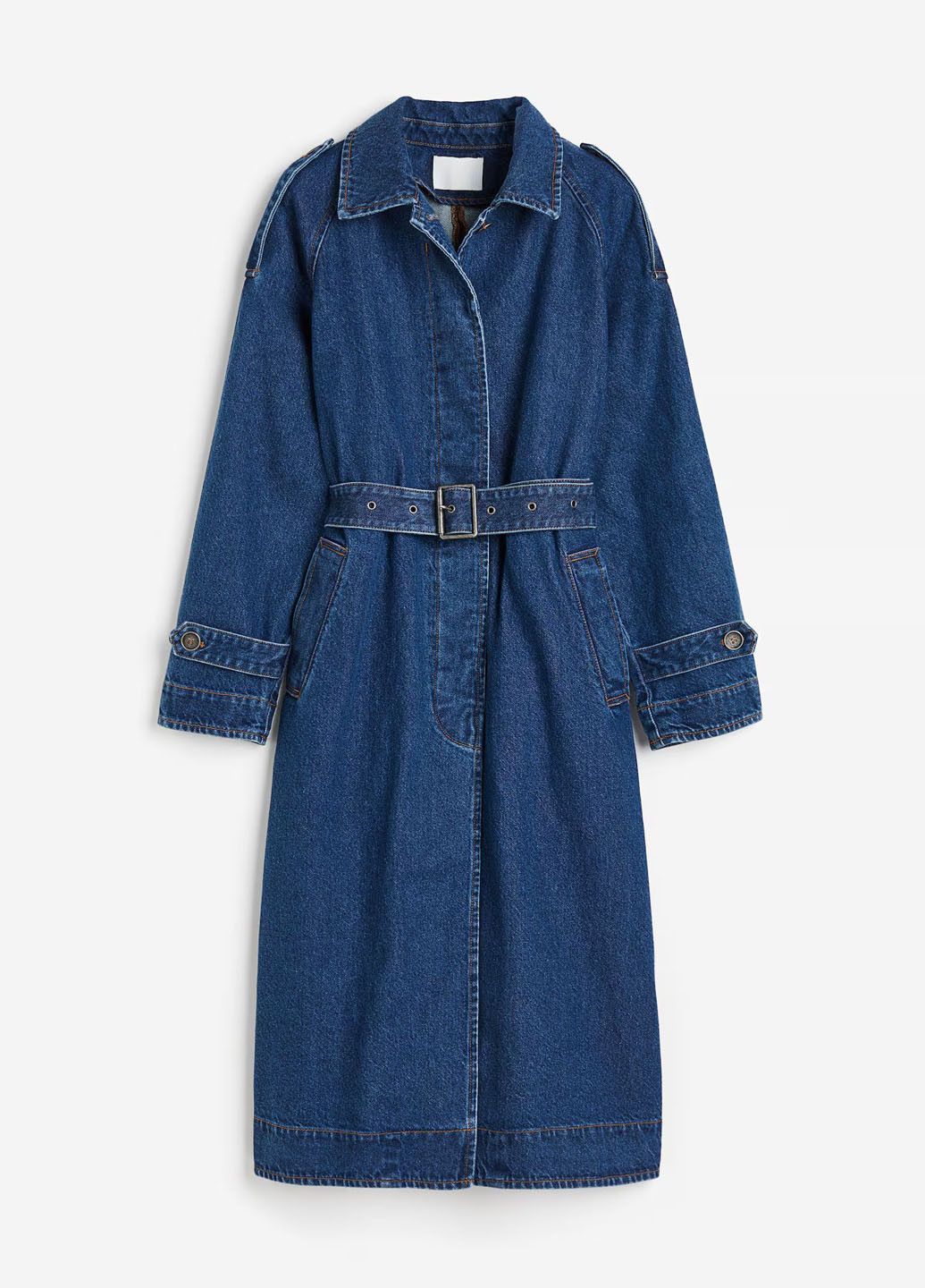 Плащ H&M тренчкот на гудзиках демісезон (362050238)