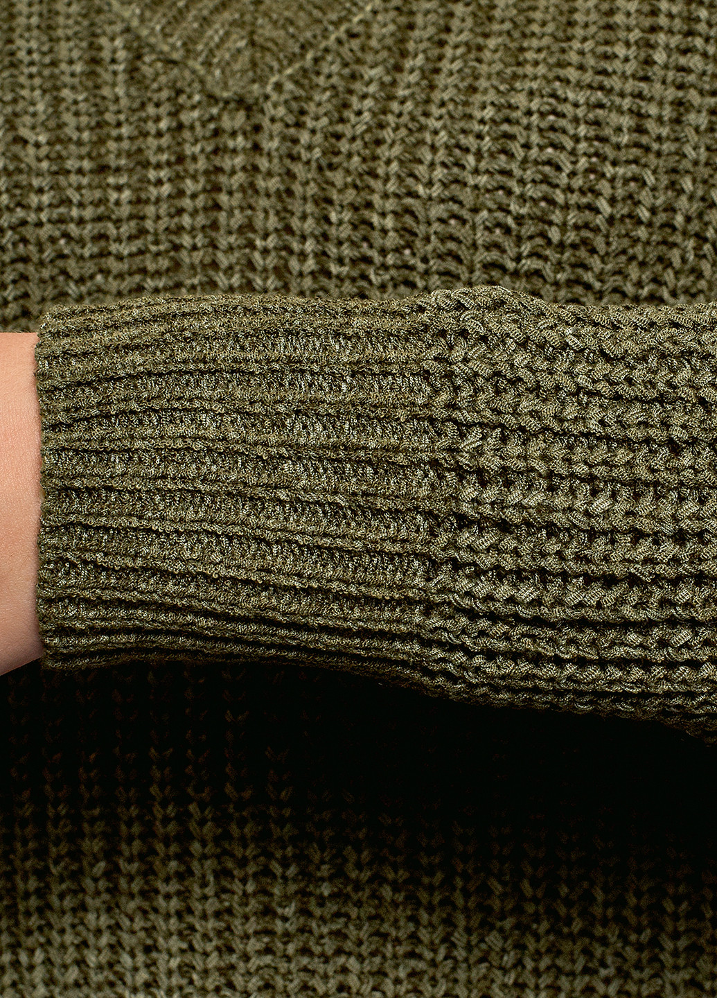 Зеленый демисезонный пуловер пуловер Oodji