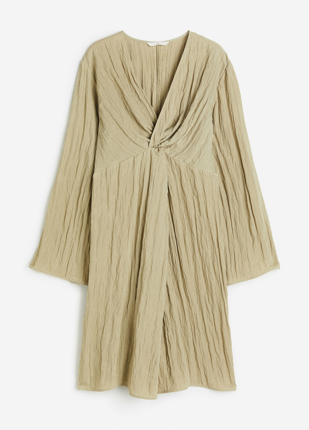 Оливкова кежуал сукня а-силует H&M однотонна