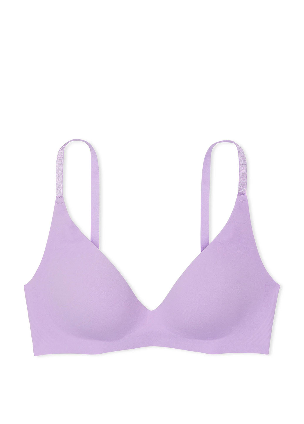 Бузковий безшовний бюстгальтер Victoria's Secret без кісточок поліамід