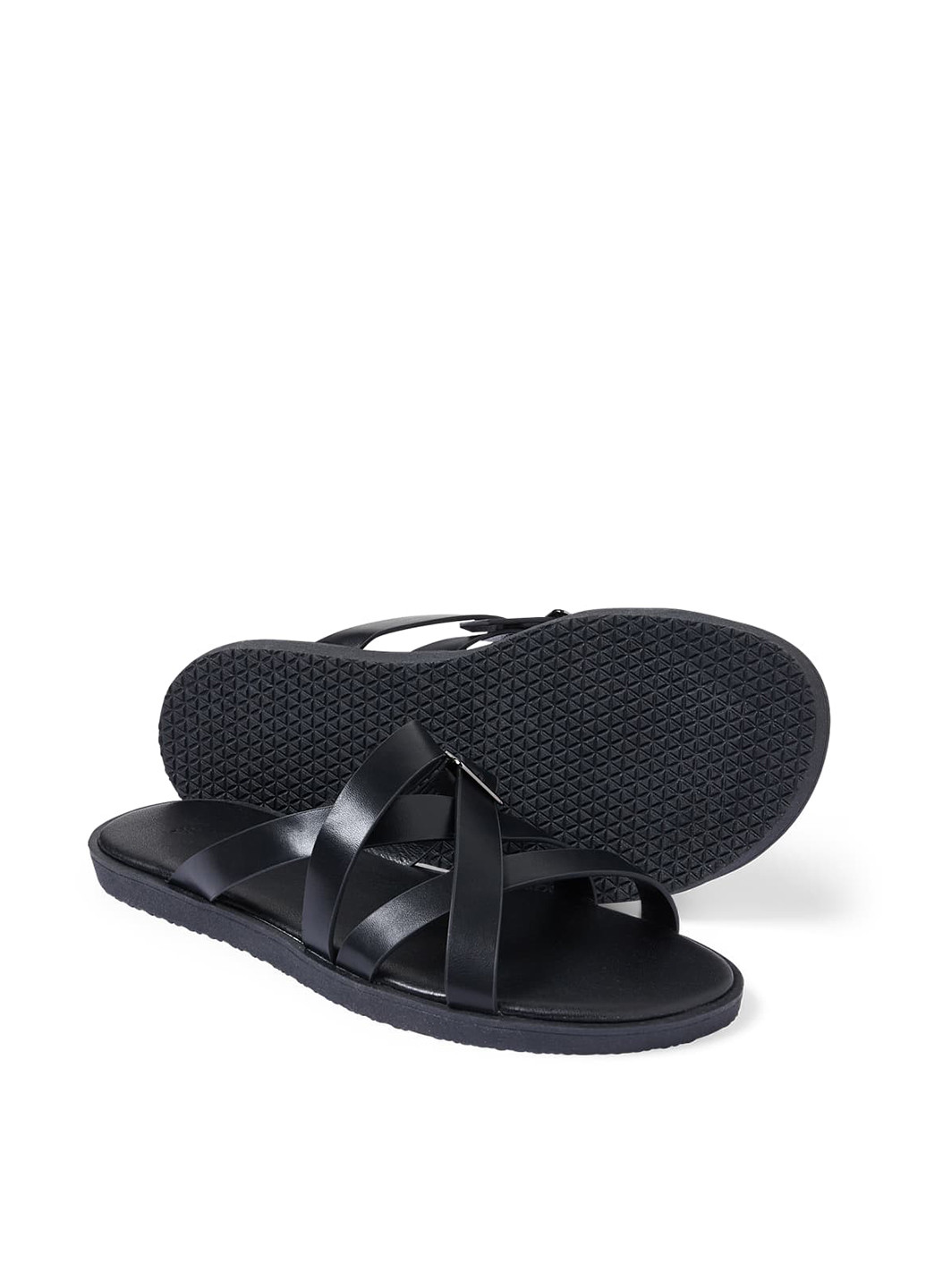 Черные кэжуал шлепанцы C&A