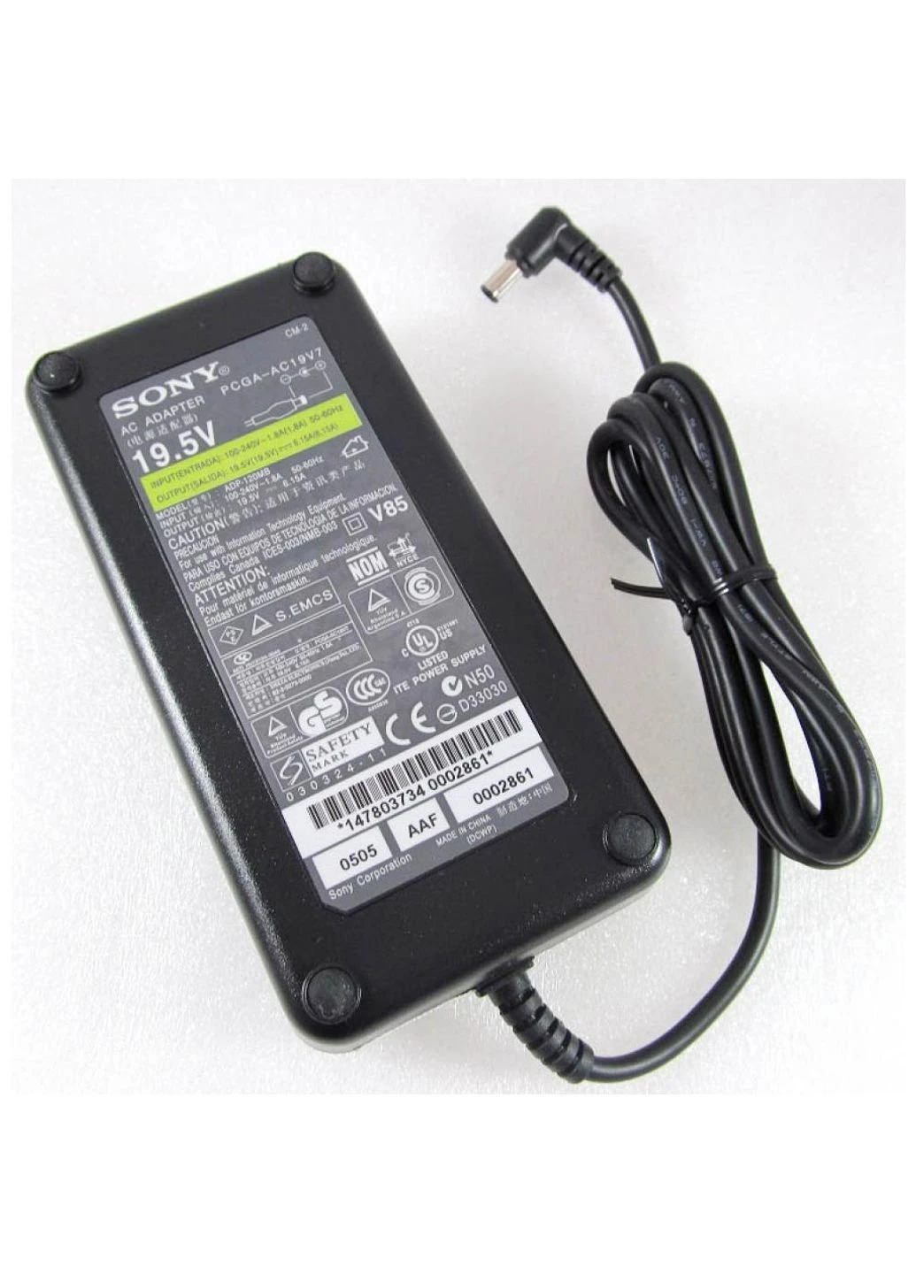 Блок питания к ноутбуку 120W 19.5V 6.15A разъем 6.5/4.4(pin inside) (ADP-120MB / PCGA-AC19V7) Sony 120W 19.5V 6.15A разъем 6.5/4.4(pin inside) (250054159)