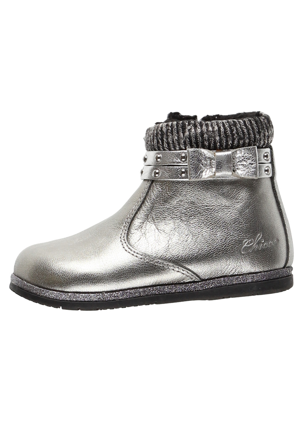 Серебряные кэжуал осенние ботинки Chicco