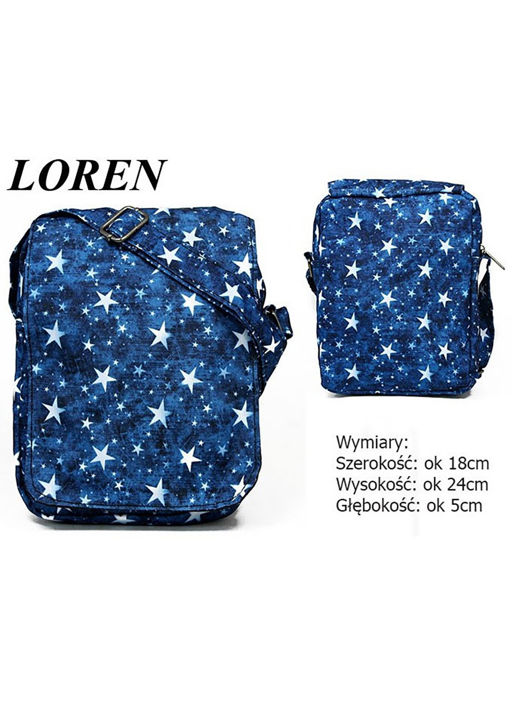 Наплечная сумка 18х22х5 см Loren (252417076)