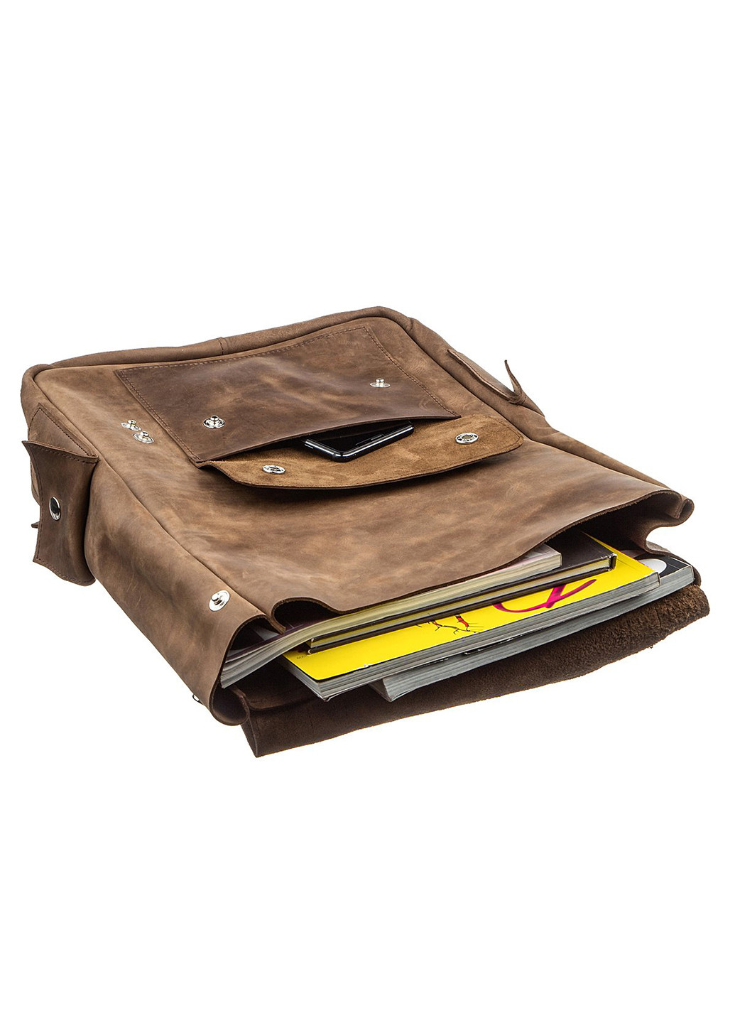 Шкіряний рюкзак 29х39х10 см Shvigel (229461319)