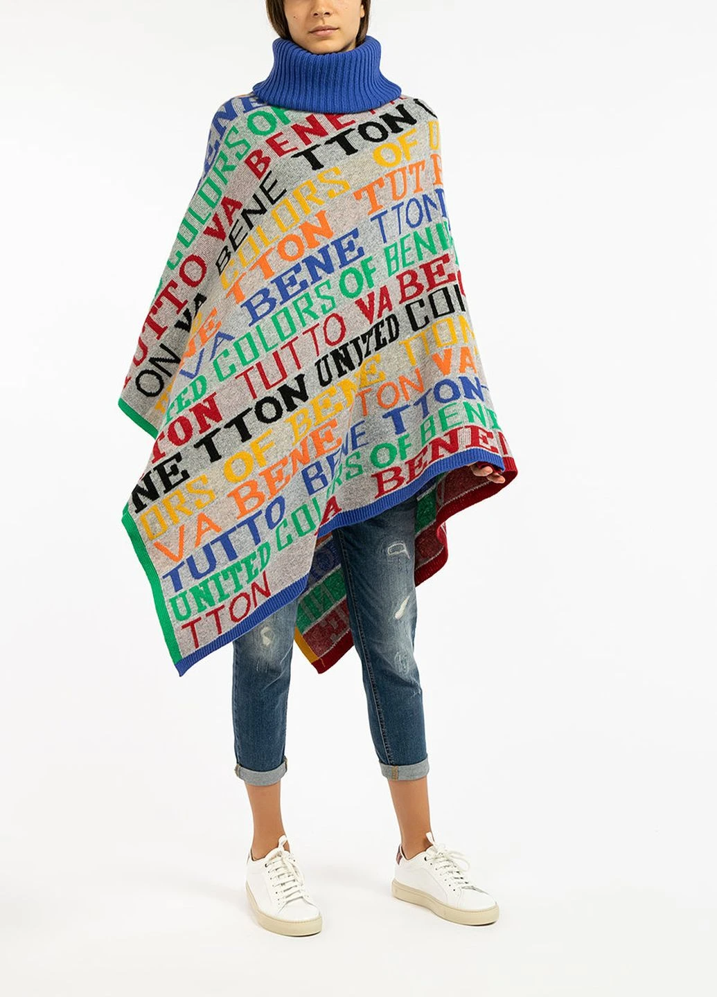 Пончо United Colors of Benetton (235494664)