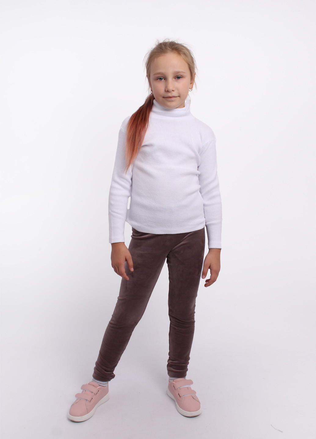 Бежевые демисезонные леггинсы Dana