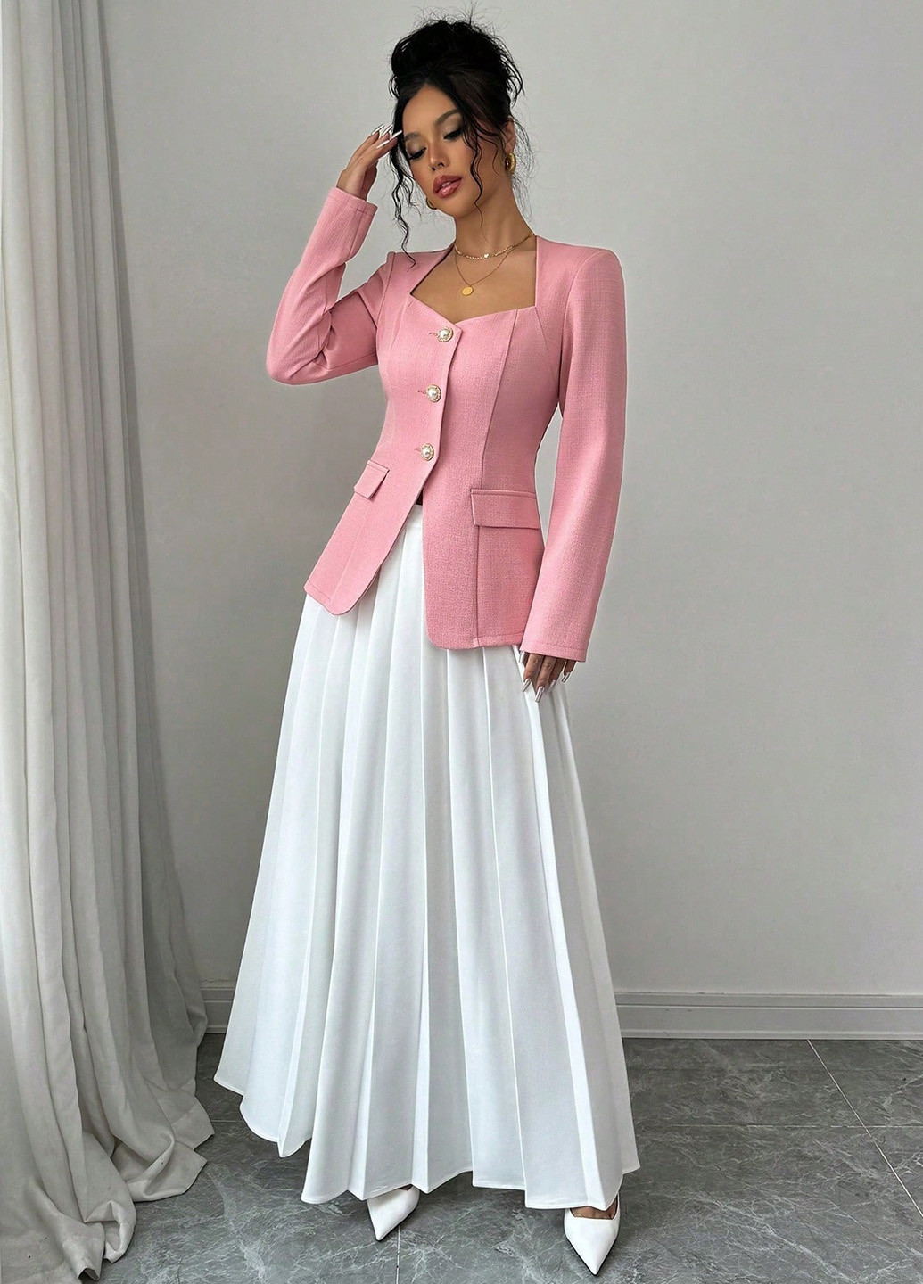 Костюм (жакет, спідниця) SHEIN (342412044)