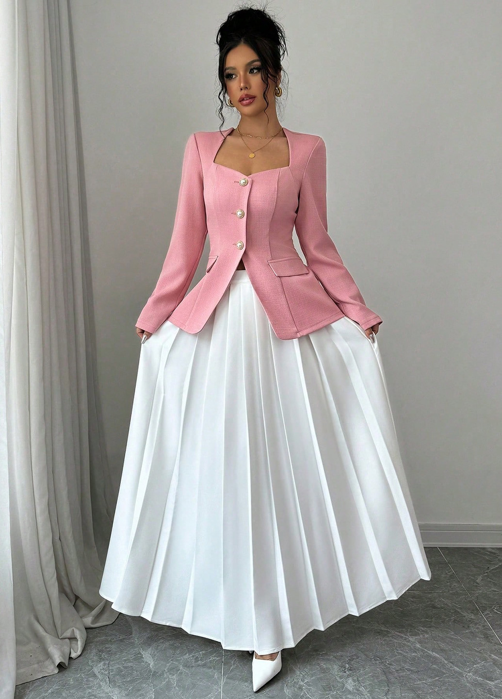 Костюм (жакет, спідниця) SHEIN (342412044)