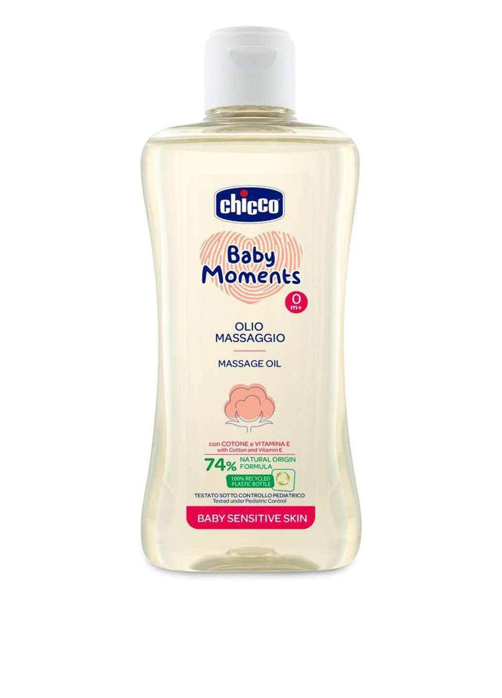 Масло для массажа Baby Moments, 200 мл Chicco (256999673)