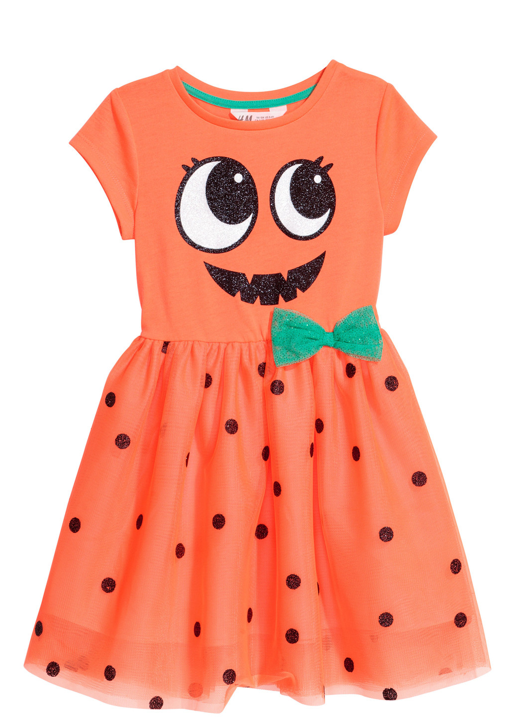 Оранжевое платье H&M (137681931)