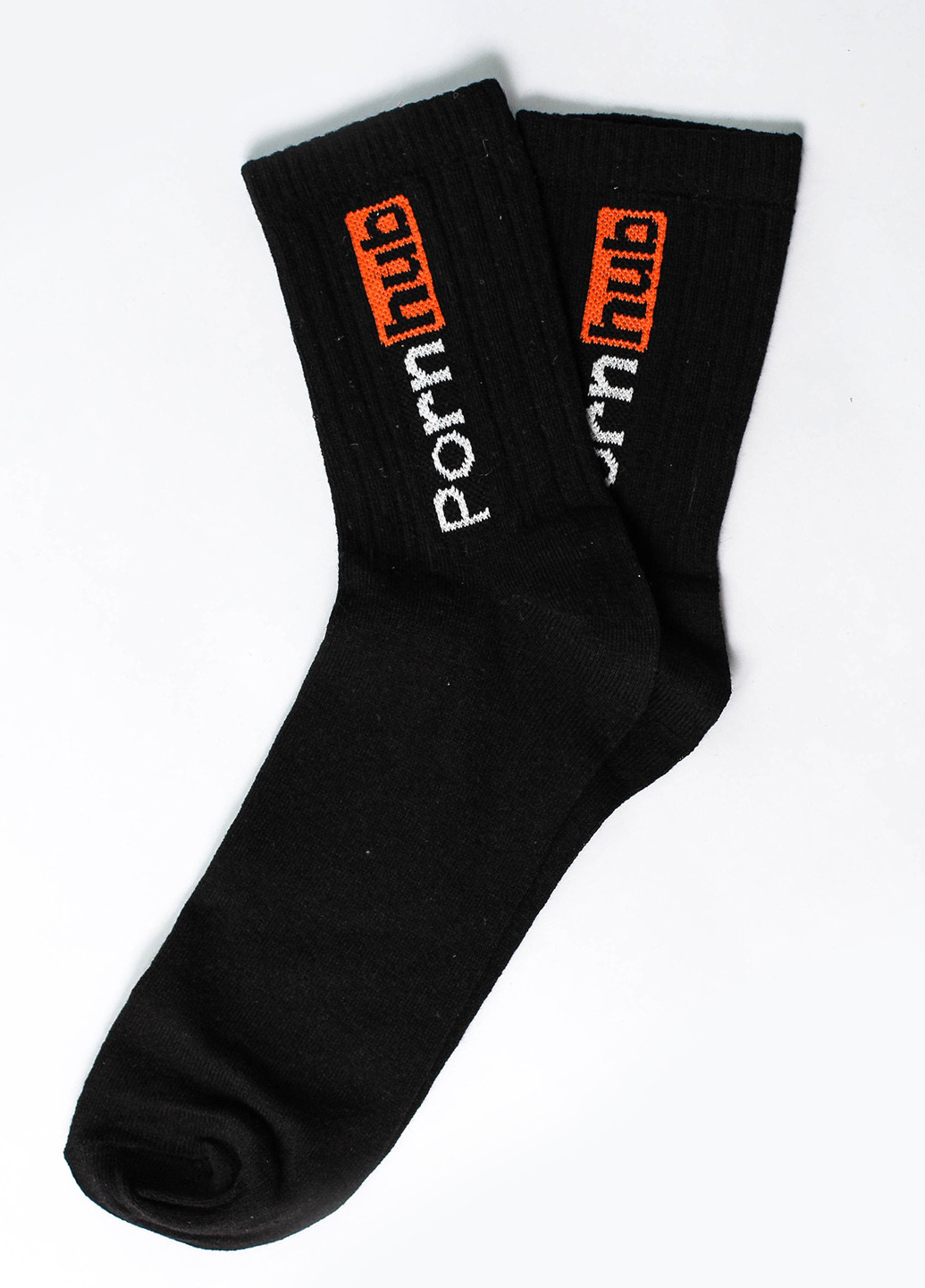 Шкарпетки Pornhub чорні Rock'n'socks чорні повсякденні