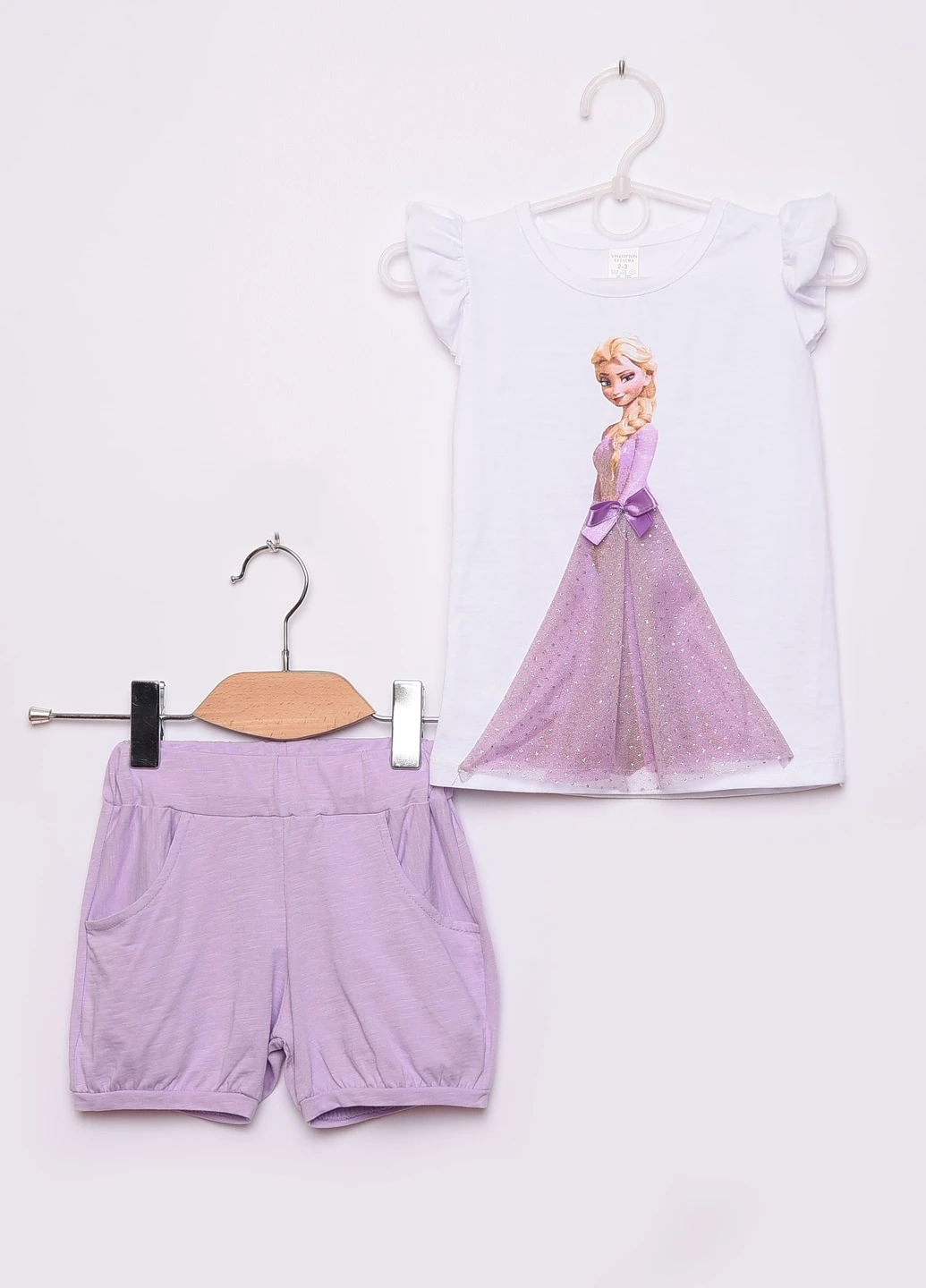 Сиреневый летний костюм детский девочка сиреневый Let's Shop