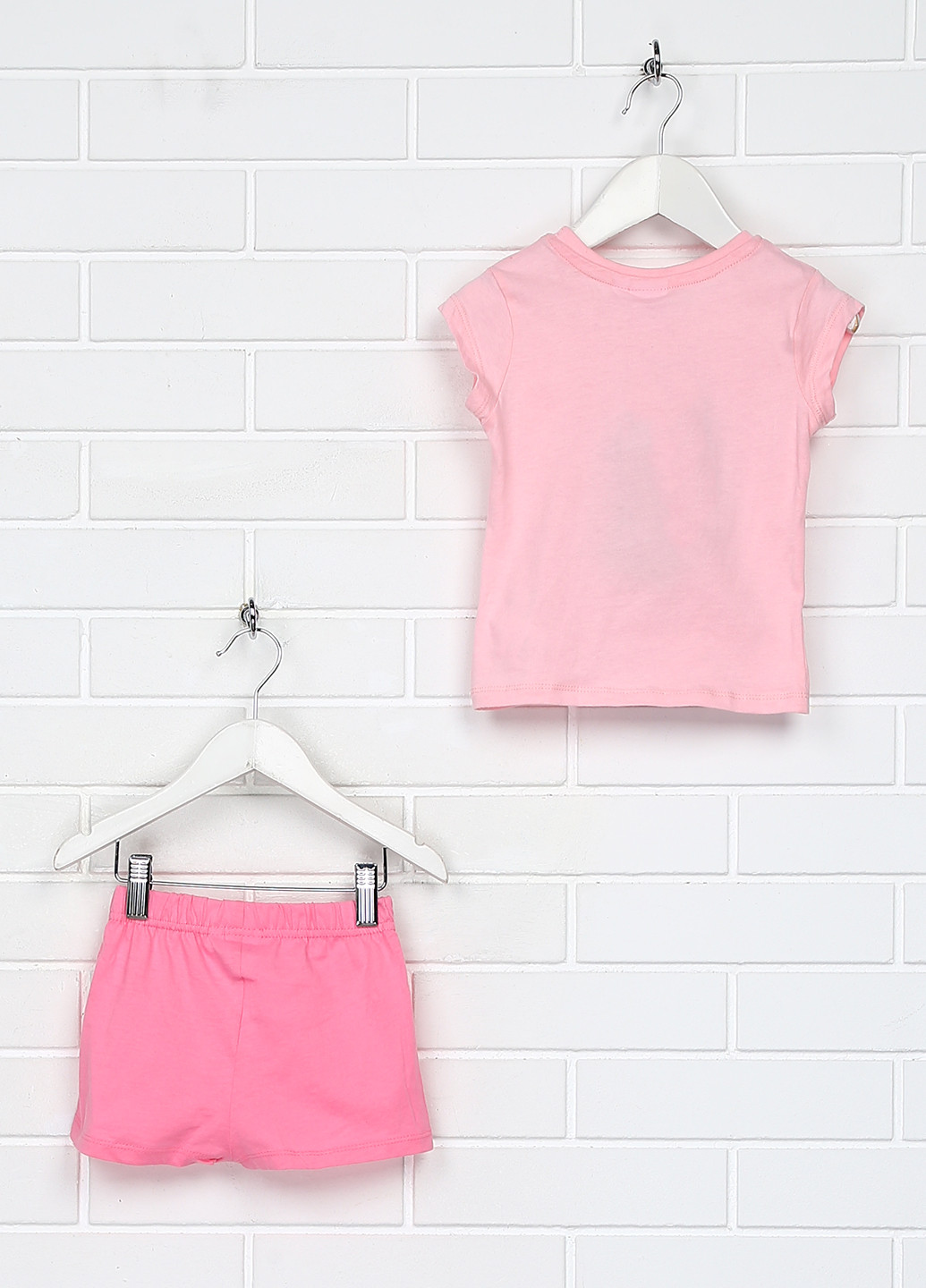 Розовая всесезон пижама (футболка, шорты) футболка + шорты Disney