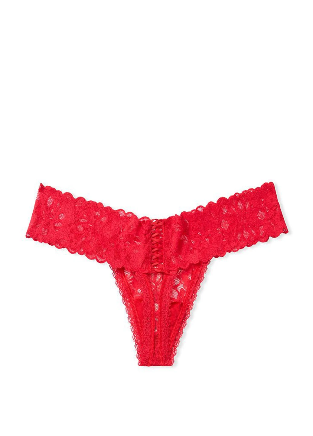 Червоний демісезонний комплект (бюстгальтер, труси) Victoria's Secret
