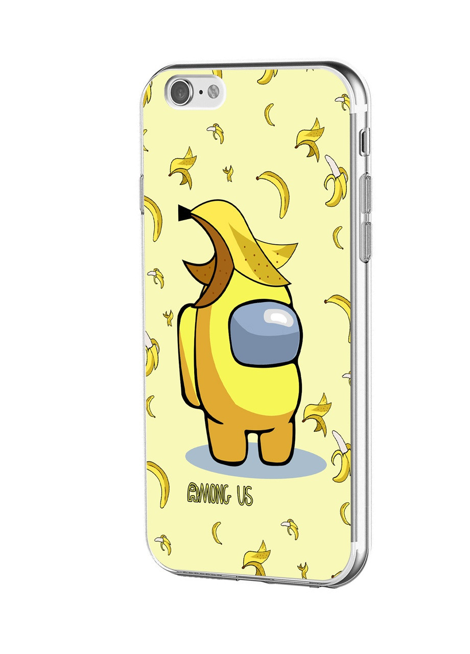 Чехол силиконовый Apple Iphone 11 Амонг Ас Желтый (Among Us Yellow) (9230-2416) MobiPrint (219565918)