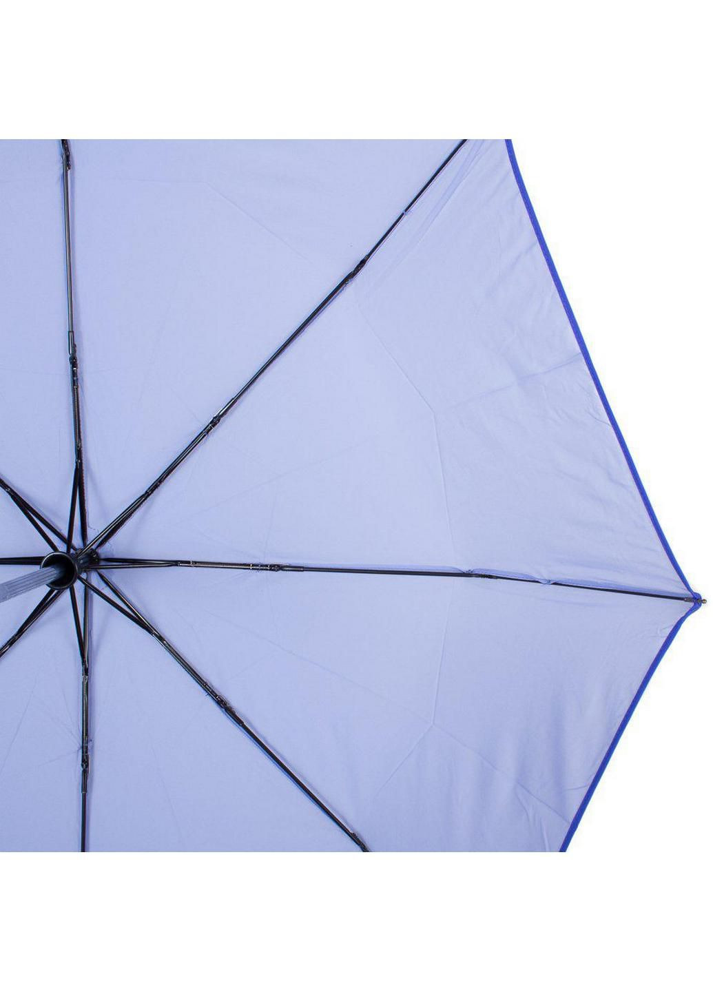 Голубой складной зонт полный автомат 101 см Airton (197766582)