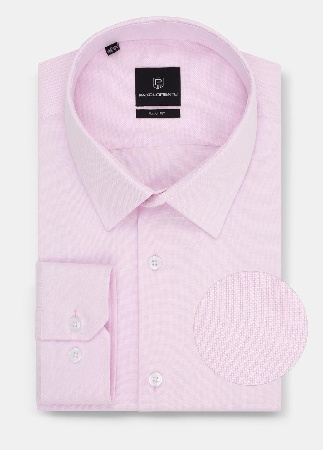 Розово-лиловая кэжуал рубашка с геометрическим узором Pako Lorente с длинным рукавом
