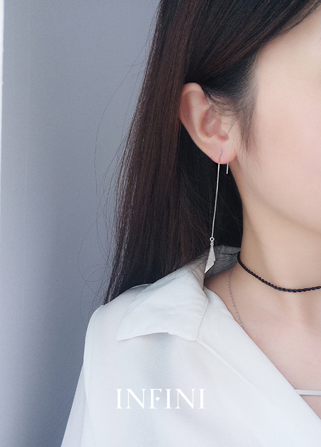 Серьги серебряные Infini (251256990)