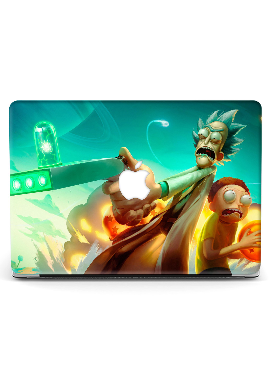 Чехол пластиковый для Apple MacBook Pro Retina 15 A1398 Рик и Морти (Rick and Morty) (6353-1715) MobiPrint (218505927)