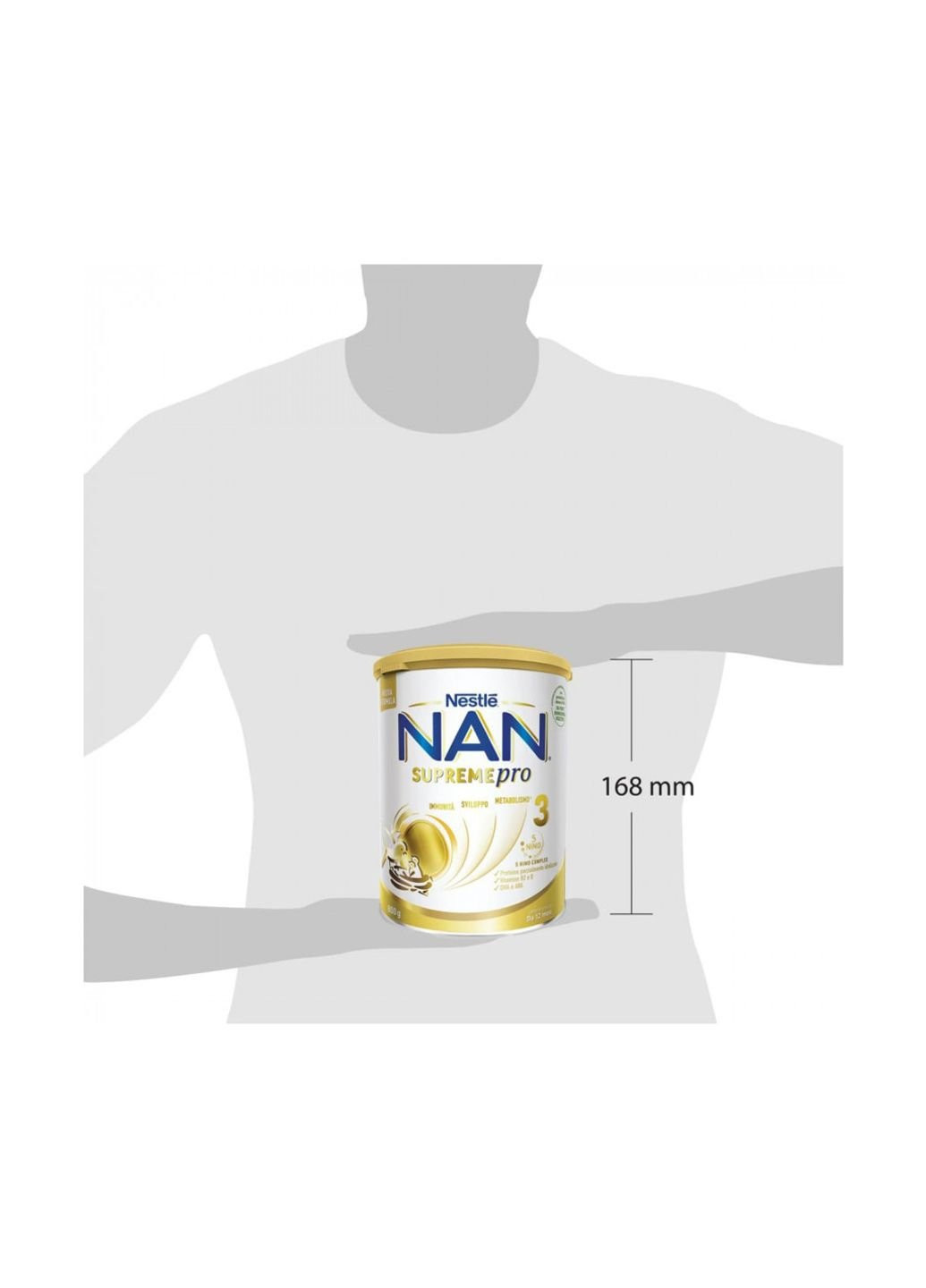 Дитяча суміш NAN 3 Supreme Pro від 12 міс. 800 г (1000049) Nestle (254066911)