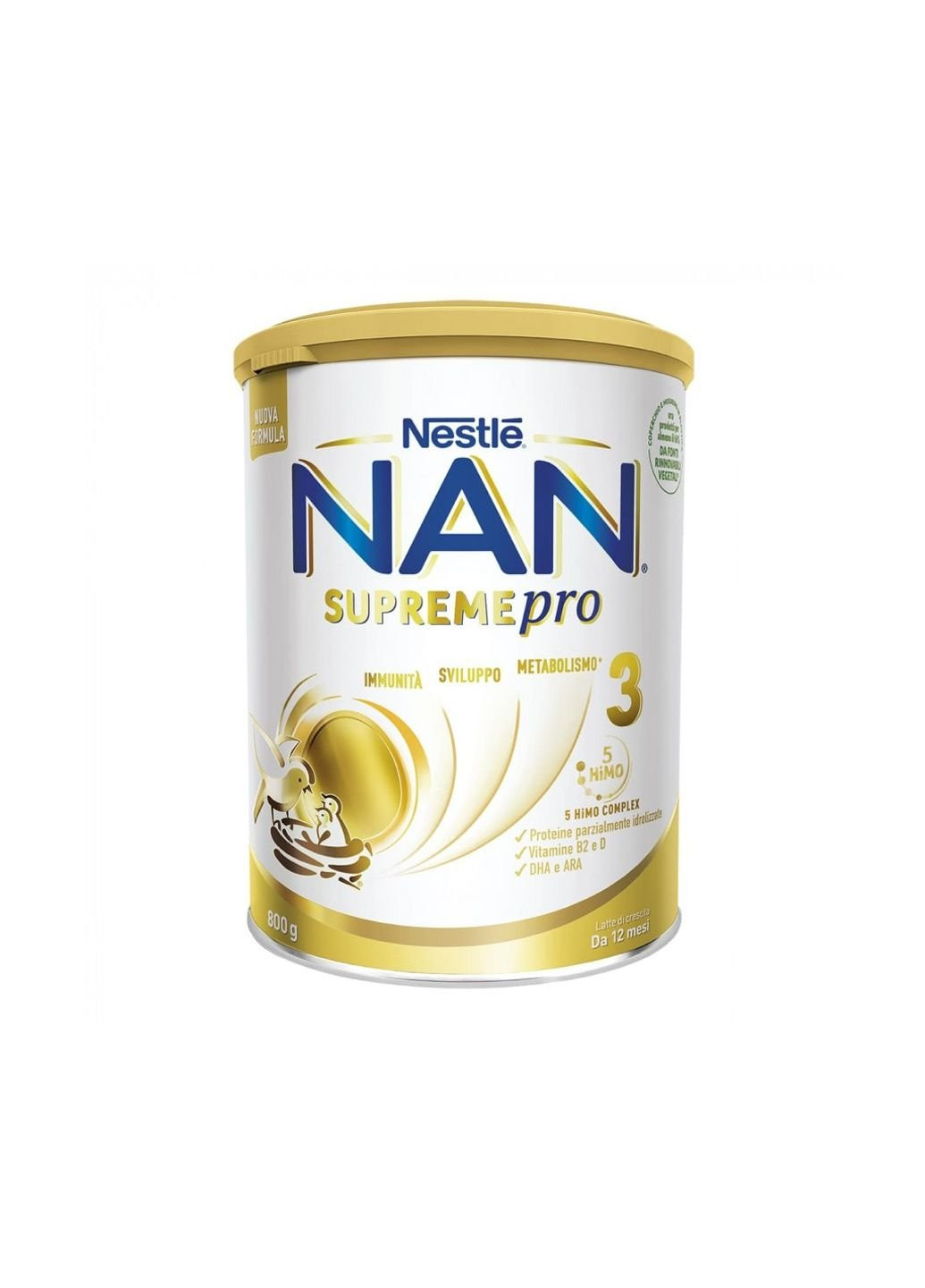 Детская смесь NAN 3 Supreme Pro от 12 мес. 800 г (1000049) Nestle (254066911)