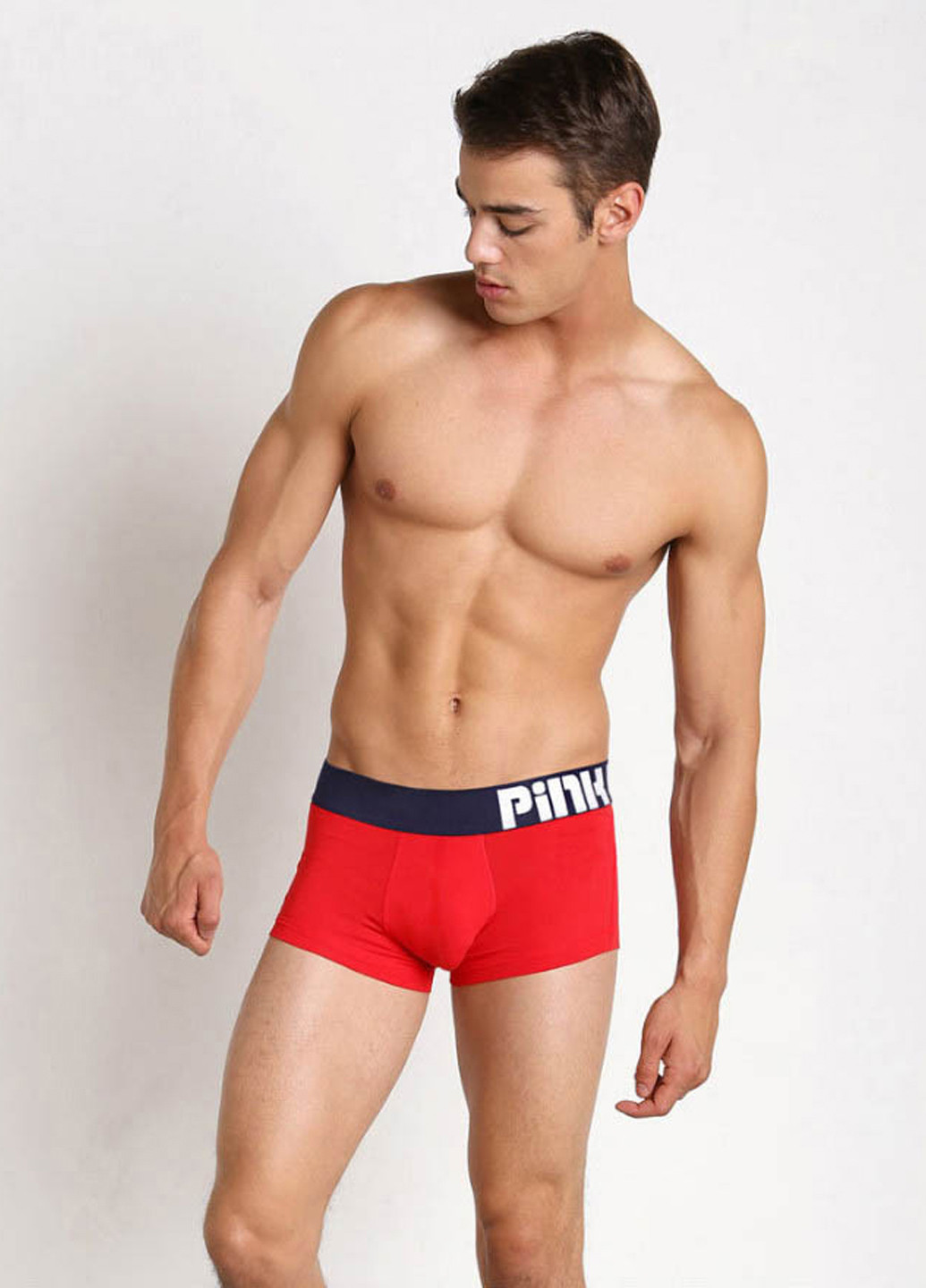 Боксеры-трусы Красный Pink Hero (194815052)