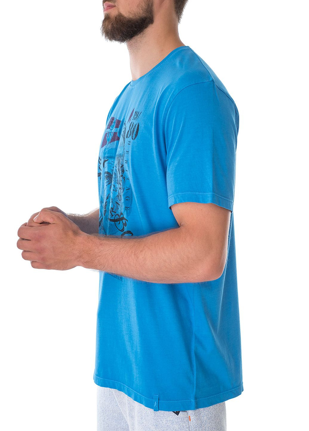 Блакитна футболка Ragman