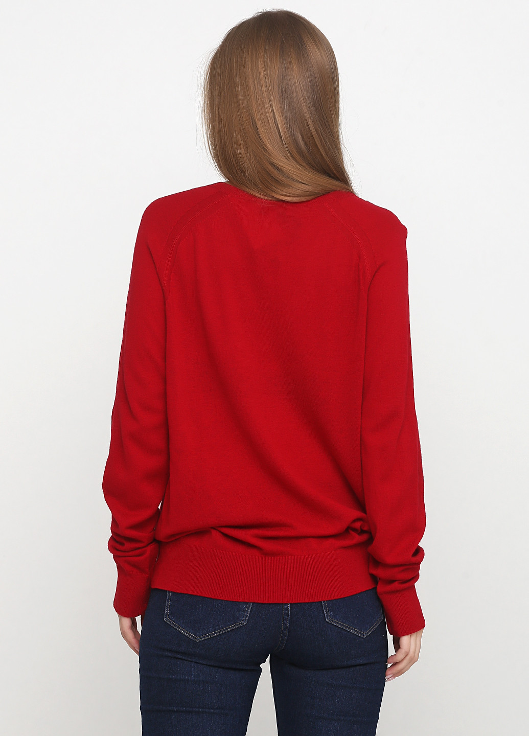 Красный демисезонный пуловер пуловер Paul & Joe