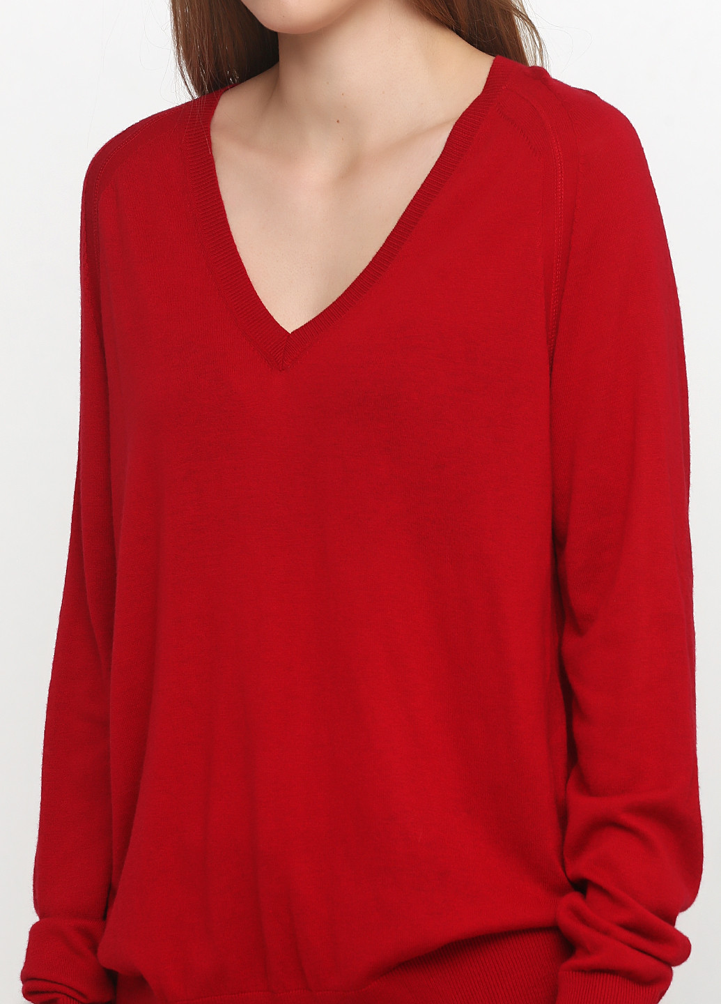 Красный демисезонный пуловер пуловер Paul & Joe