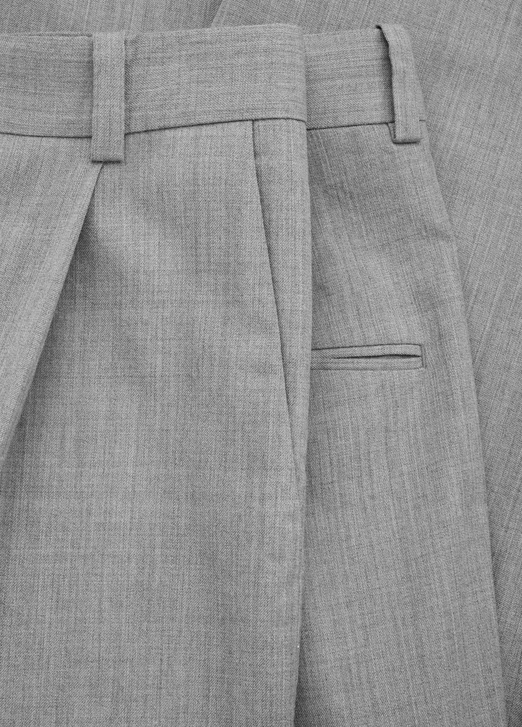 Серые кэжуал демисезонные брюки Cos