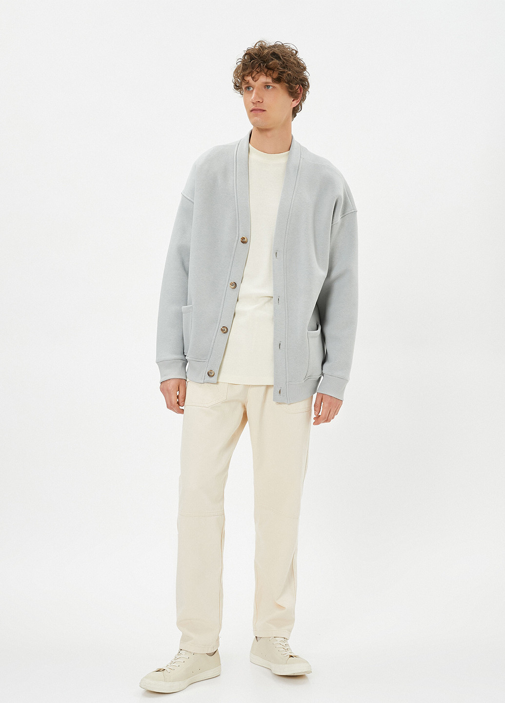 Сіра демісезонна куртка KOTON