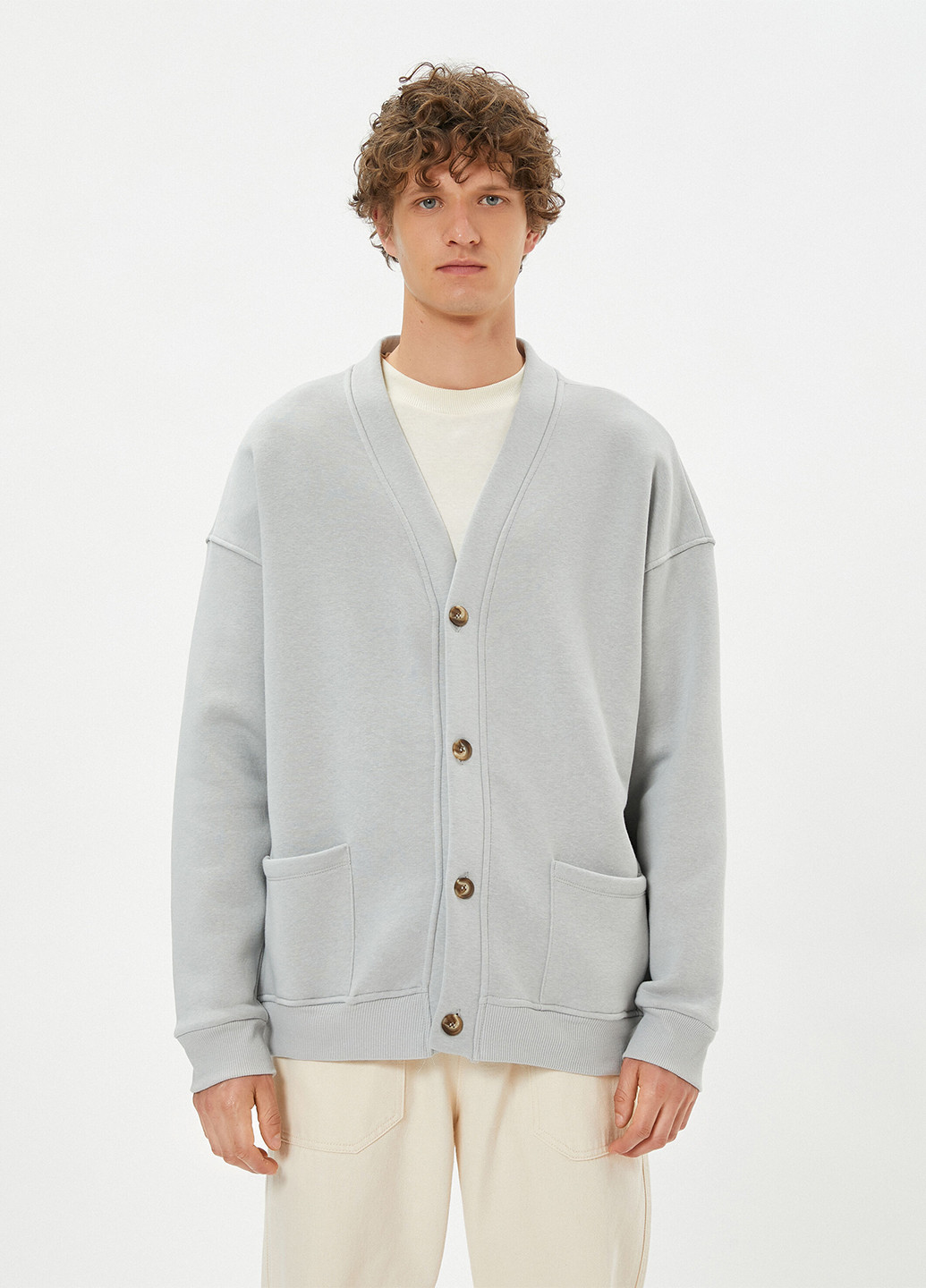 Сіра демісезонна куртка KOTON