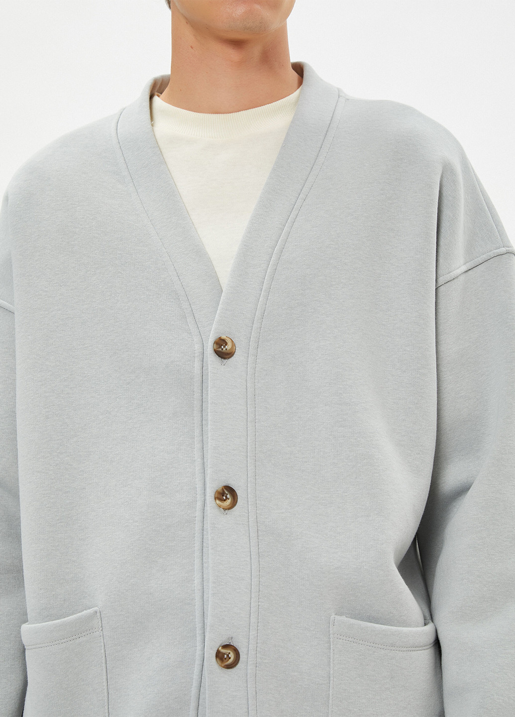 Сіра демісезонна куртка KOTON