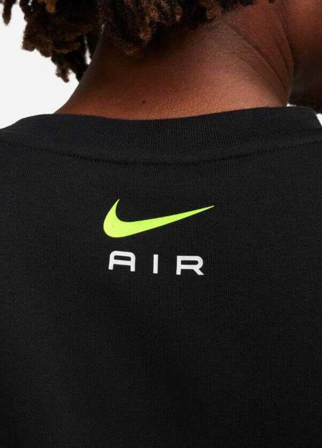 Чорний свитшот fn7692-011 Nike логотип без декору (322021386)