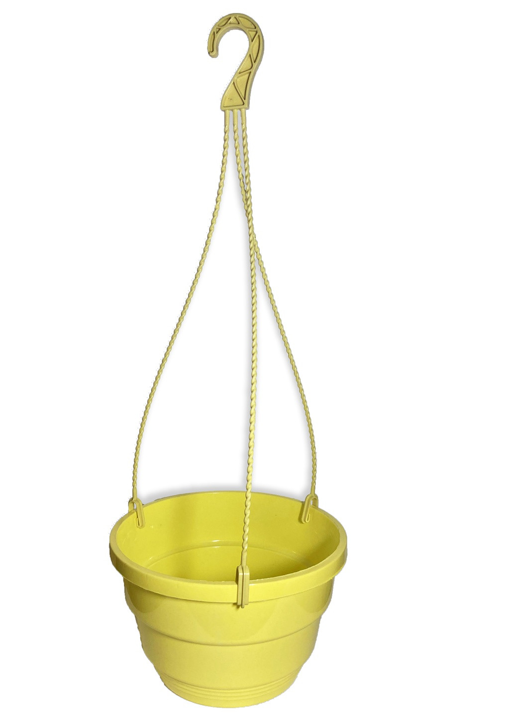 Подвесной горшок для цветов желтый 3,7 л Lot Plast (253250881)