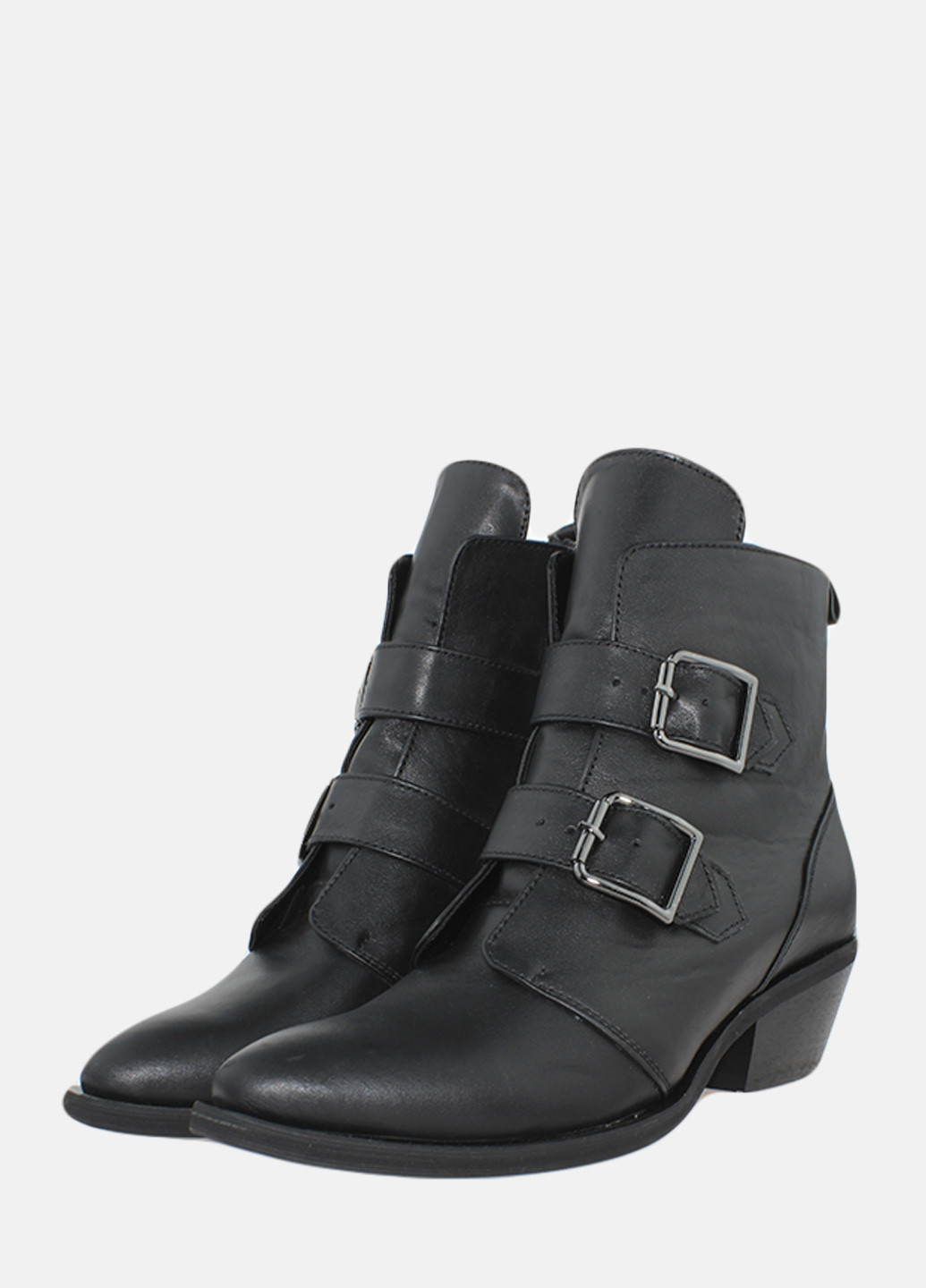 Осенние ботинки re2742 черный El passo