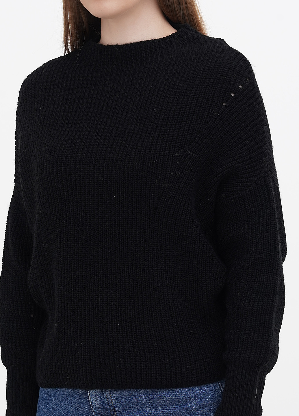 Черный демисезонный свитер Motivi