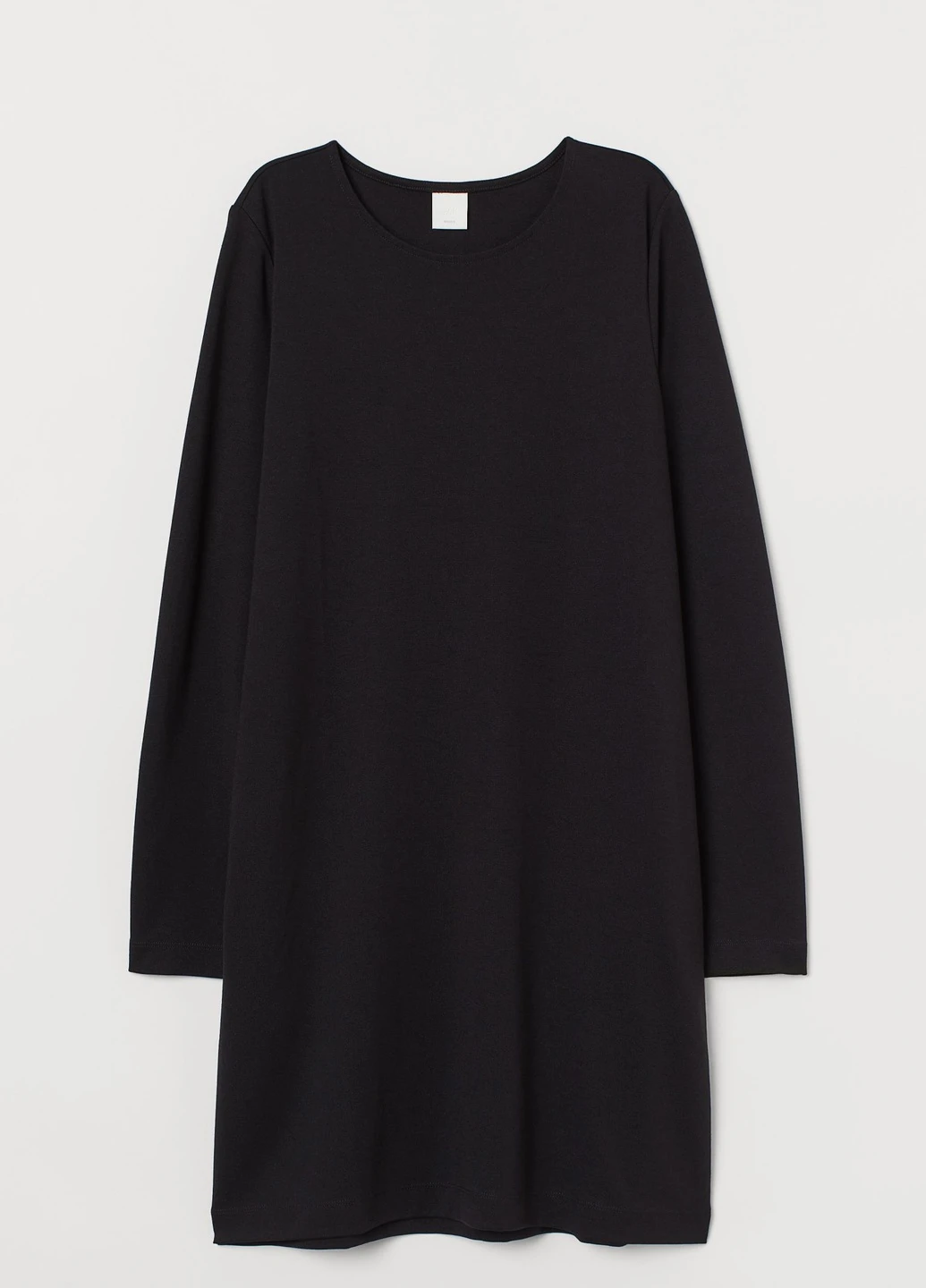 Черное кэжуал платье H&M однотонное