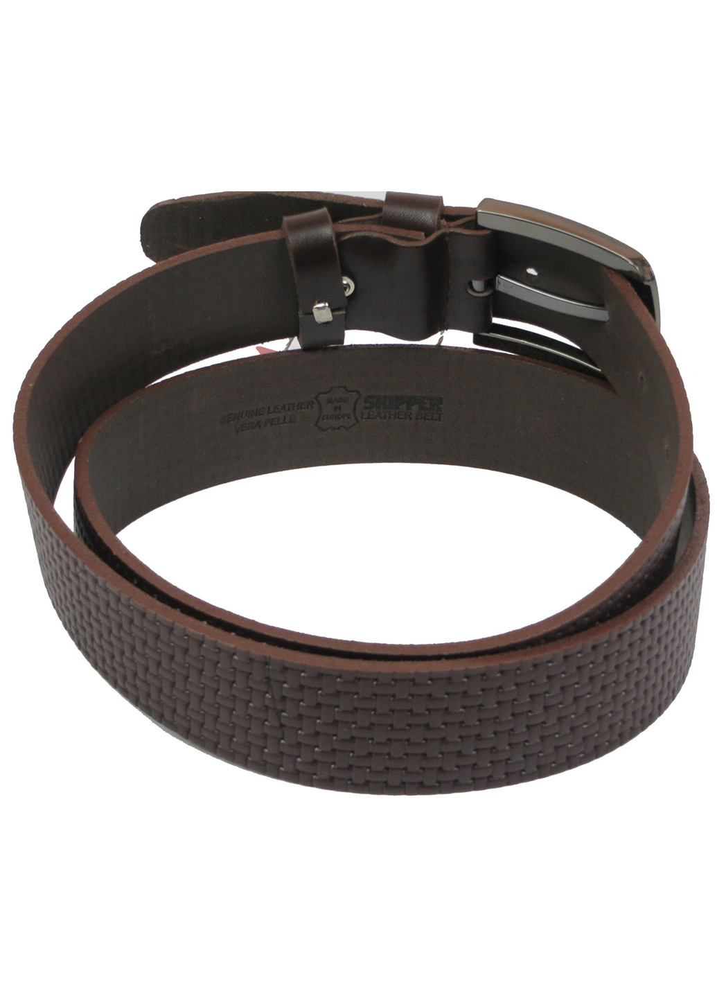 Мужской кожаный ремень 114-134х3,8 см Skipper (233420512)