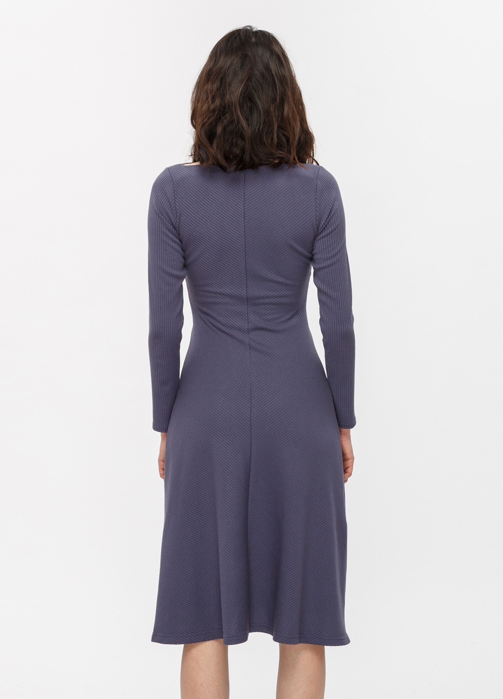 Темно-серое кэжуал платье ROUSSIN by Sofia Rousinovich однотонное