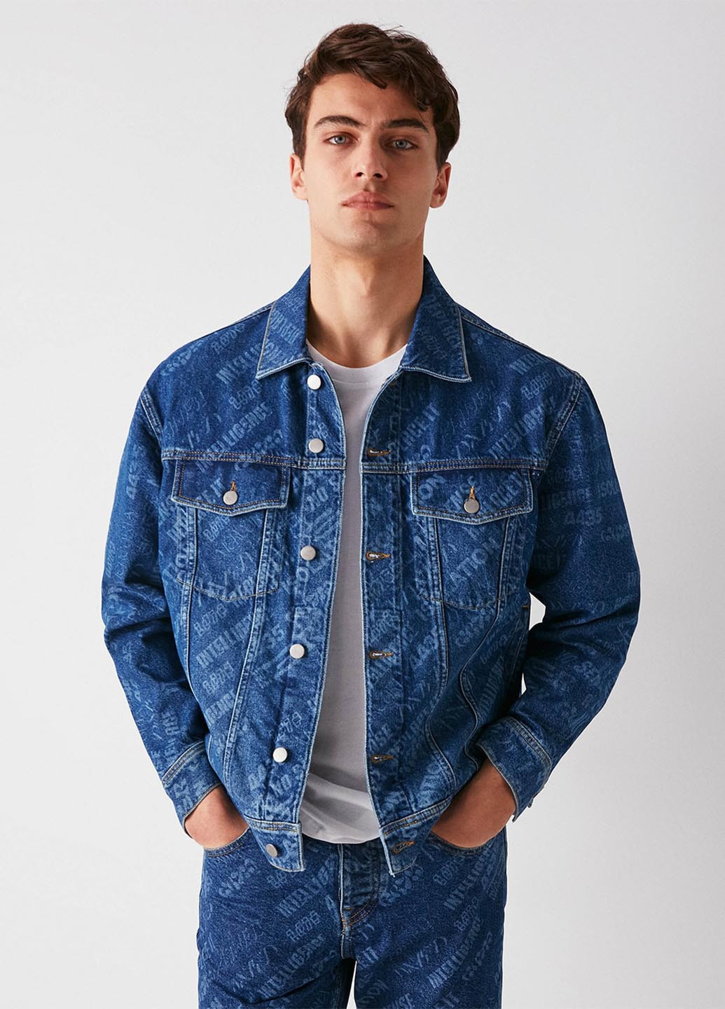 Синя демісезонна куртка Grimelange