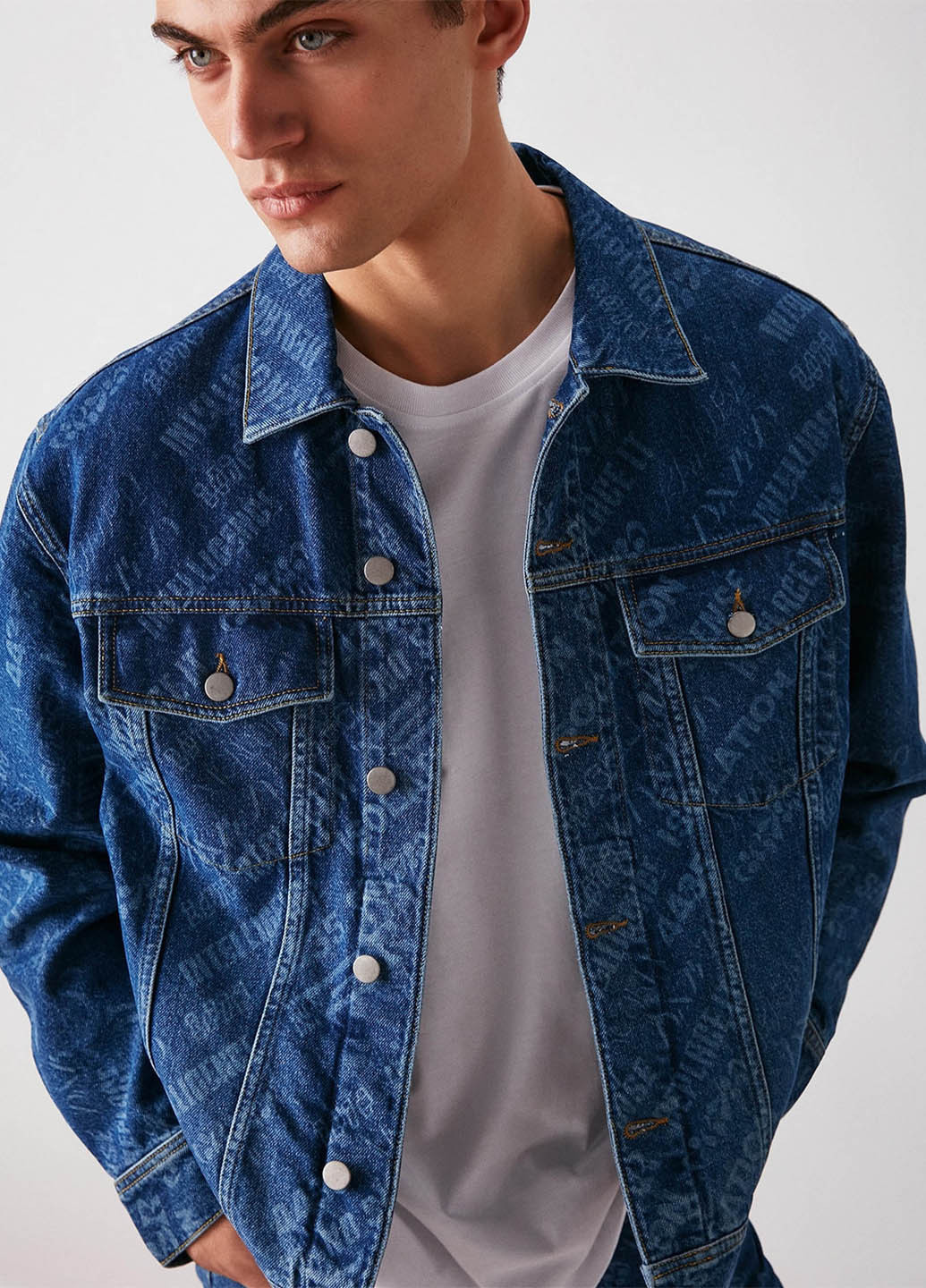 Синя демісезонна куртка Grimelange